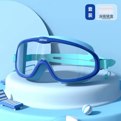 Kids’ Anti-Fog Swimming Goggles – UV Protection