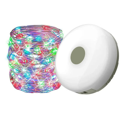 USB Rechargeable Camping String Lights – Warm & Decorative